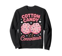 Cotton Candy Connoisseur Nostalgic Sweet Tooth Fun Festive Sweatshirt