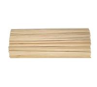 Cotton Candy Floss Bamboo Sticks - Pack of 100 | Square Section | Eco-Friendly Wooden Style Sticks for Cotton Candy, Crafts & DIY