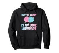 Cotton Candy Is My Love Language Lover Sweet Treat Pullover Hoodie