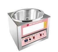 Cotton Candy Machine, 1200W Stainless Steel Candy Floss Maker with Sugar Scoop & CNC Thermometer, Low Noise Electric Heating for Commercial Party Festivals