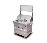 Cotton Candy Maker Gas Marshmallow Machine for Commercial Stalls Fully Automatic Making with Wire Drawing Pattern