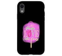 Cotton Candy Peace Love Candy Floss Case for iPhone XR