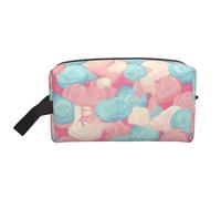 Cotton Candy Portable Large-Capacity Travel Toiletry Bag (Print Models) Waterproof Makeup Storage Bag for Men and Women for Business Trips, Fitness, Bathroom, Daily Storage