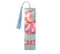 Cotton Candy Printed Metal Bookmarks M - Sky Blue Lightweight Aluminium Book Marker for Books, Journals & Gifts, Ideal Book Lovers, Holiday Decor & Crafts