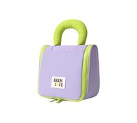 Cotton Candy Series Hanging Toiletry Bag, Travel Makeup Organizer with Water Repellent Nylon, Portable Cosmetic Bag for Women(Purple)