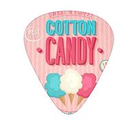 Cotton Candy Unique Guitar Picks With Clear Prints And Multiple Thicknesses
