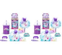 Cotton Candykins, Fluffy Fun for Everyone, Premium Soft Squishy soft toy & Surprise Plush Toy Inside, Perfect for Play & Collecting, Suitable for Girls and Boys Ages 5+ (Pack of 2)