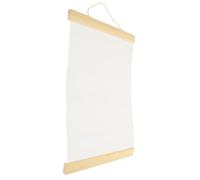 Cotton Canvas Panel 23.6x17.7 for Young Artists Double Sided | White Wood Board, Cotton Surface, Acrylic Watercolor Oil Use, Classroom Craft Projects, Beginner Friendly