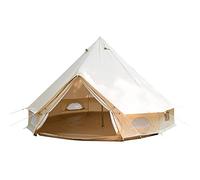 Cotton Canvas Tent with Stove Jack, 20ft Bell Tent for Glamping, 4 Season Luxury Outdoor Camping Yurt Tent 10-12 Person, Great for Family Camping