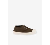 Cotton Canvas Trainers with Laces for Kids, by BENSIMON® khaki