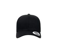 Flexfit Retro Cotton Blend Snapback Baseball Cap, Black, One Size