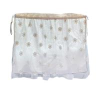 Cotton Car Window Drapes Auto Screen Embroidery Flower Car Cover Unique Comfortable Car Window Curtain