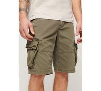 Cotton Cargo Shorts Khaki Green