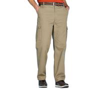 Cotton Cargo-Style Trousers Chums Khaki 40S