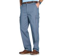 Cotton Cargo-Style Trousers Chums Mid Blue 40S