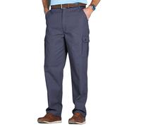 Cotton Cargo-Style Trousers Chums Navy 40S