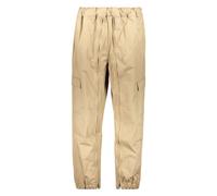 Cotton Cargo Trousers, male, Random Identities, Straight Trousers, Beige, L, Trousers L