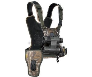 Cotton Carrier Camera Harness voor 1 camera + 1 verrekijker Realtree XTRA Camo