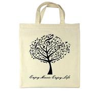 Cotton Carry Bag - A Great Gift For Musicians Music Tree, natural