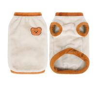 Cotton Cat Clothes - Cozy Winter Knitwear for Cats and Small Dogs | Warm Sweater for Chihuahuas, Yorkshire Terriers, and Corgis (White, M)