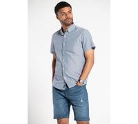 Cotton Chambray Short-Sleeve Shirt Tokyo Laundry Blue S