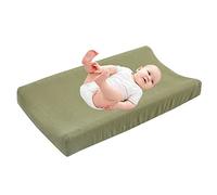 Cotton Changing Mat Cover,Asudaro Universal Changing Mat Cover With Elastic Fabric Cover,Baby Diaper Changing Mat Cotton Soft Breathable 81cmx41cmx13cm