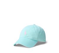 Cotton Chinos Baseball Cap Aqua Blue
