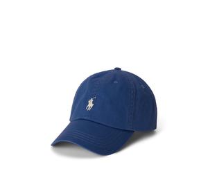 Cotton Chinos Baseball Cap azure blue