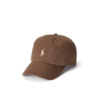 Cotton Chinos Baseball Cap Brown