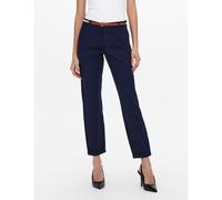 ONLY Women's Onlbiana Cotton Belt Chino Cc PNT Chino Trousers, Night Sky, 34W x 32L