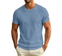 Cotton Classic Mens T-Shirt - All Season Relaxed Fit Shirts Workout Running Tops, Breathable Lightweight Crew Neck Tees, Casual Everyday Basic Sports Shirts Multi Size