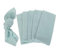 Cotton Cloth Napkins 42 x 42 CM, 6 Pack Reusable Napkins for Parties/Dinners/Weddings/Bar/Cocktail (Green)