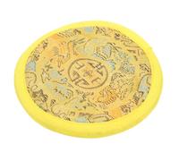 Cotton Cloth Tibetan Singing Bowl Mat Hand Sewn Yellow | Simple Portable Cushion, Nepal-made Support Pad, for Meditation Cushions and Buddhist Sound Bowl Use