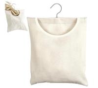 Cotton Clothespin Bag 12.6x11in with Rotatable Hook, Washable Hanging Clothes Pin Storage Bag for Laundry Room, Wardrobe, Outdoor Use