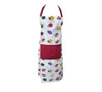 Cotton Colourful Cow Design Drill Apron Adults Home Baker Cook Pinny With Pocket