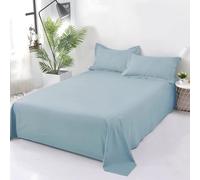 Cotton Comfort Bedding 400 Thread Count Flat Sheet Small Double 100% Egyptian Cotton Flat Bed Sheets Small Double Super Soft & Breathable Hotel Quality 4FT Bed Sheet