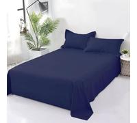 Cotton Comfort Bedding 400 Thread Count Flat Sheet Small Double 100% Egyptian Cotton Flat Bed Sheets Small Double Super Soft & Breathable Hotel Quality 4FT Bed Sheet