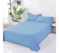 Cotton Comfort Bedding 400 Thread Count Flat Sheet Small Double 100% Egyptian Cotton Flat Bed Sheets Small Double Super Soft & Breathable Hotel Quality 4FT Bed Sheet
