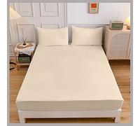 Cotton Comfort Bedding Small Double Fitted Sheet 400 Thread Count 100% Egyptian Cotton 25cm Deep Small Double Fitted Sheet Breathable & Luxury Bed Sheets