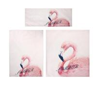 Cotton Computer Cover Set Flamingo Pattern, Pink Dust Protection