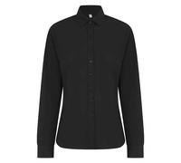 Cotton CoolPlus Long-Sleeved Formal Shirt Henbury Black XL