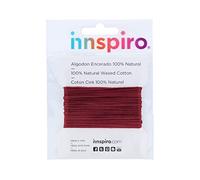 Cotton cord Waxed Fine Garnet 0.5 mm. 5 m.