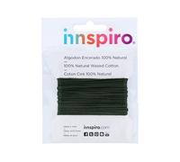 Cotton cord Waxed Fine Olive Green 1 mm. 5 m.