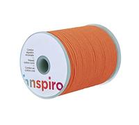 Cotton cord Waxed Fine Orange 1.5 mm. 100 m.