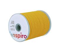 Cotton cord Waxed Fine Yellow 1.5 mm. 100 m.