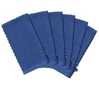 COTTON CRAFT Bath Mitt - 6 Pack Euro Spa Waffle 100% Cotton Towel Mitts