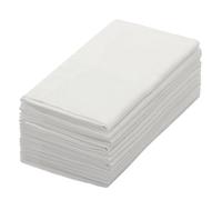 Cotton Craft Napkins, 12 Pack Oversized Dinner Napkins 20x20 White, 100% Cotton, Tailored with Mitered corners and a generous hem, Napkins are 38% larger than standard size napkins