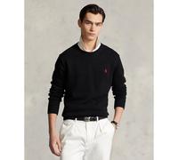 Polo Ralph Lauren Mens Cotton Ribbed Crew Neck Jumper - Colour: 020 Polo Black - Size: Medium
