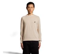 Cotton crew neck pullover Lyle & Scott Beige XL