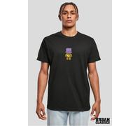 Cotton Crew Neck Short Sleeve Bear Graphic T-Shirt Urban Classics Black XL